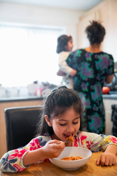istock Young Girl Having Lunch 1290051543