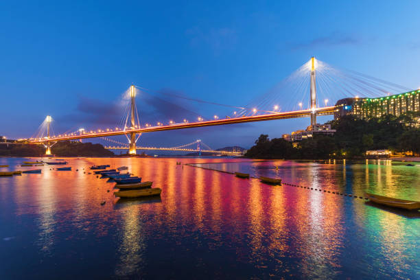 istock bridge in Hong Kong city 1290053195