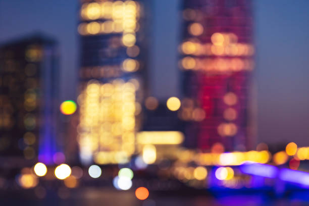 Night, Skyscrapers, Buildings - Dubai’s Modern Skyscrapers
