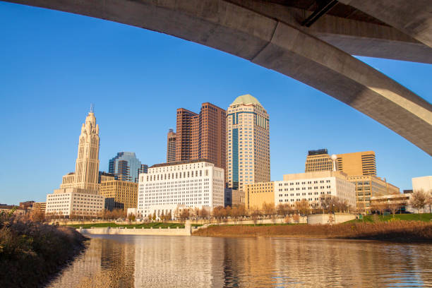 istock Downtown Columbus from Under the Rich Street Bridge 1290056733
