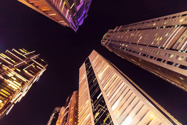 istock View from Below - Dubai’s Tall and Modern Skyscrapers 1290062447