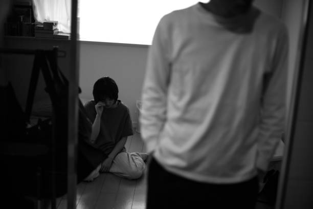 istock Man leaving the room 1290069790