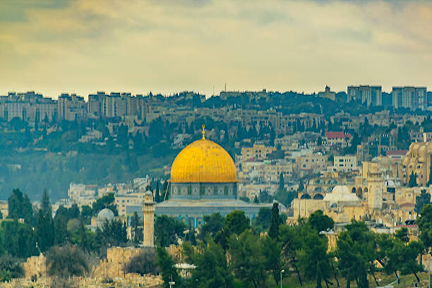 istock Old Jerusalem Aerial Cityscape, Israel 1290070211