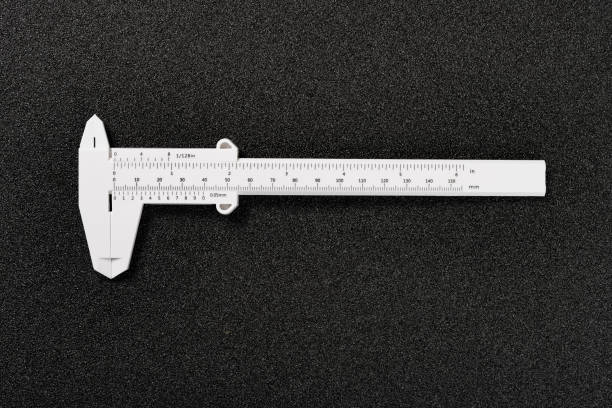 istock plastic caliper for children on black background 1290072825