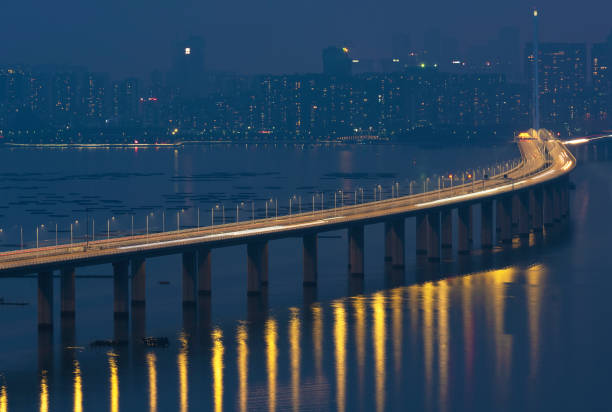 istock Bridge connected Hong Kong and Shenzhen 1290076467