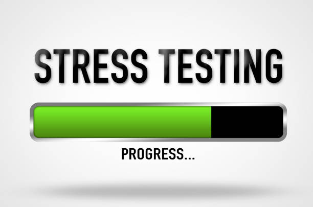 Stress testing - loading bar process Stress testing - loading bar process stress test stock pictures, royalty-free photos & images