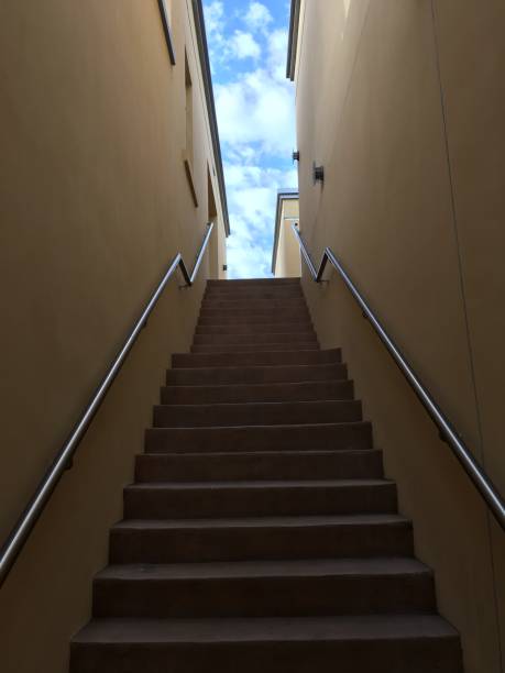 istock Stairway to the sky 1290086084