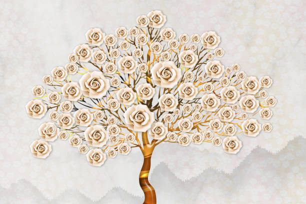 3D tree with pink roses, wood brown stump, beautiful background for wallpaper and mural . gray floral background 3D tree with pink roses, wood brown stump, beautiful background for wallpaper and mural . gray floral background
watercolor, creative, 3d illustration, digital, 3d, rose, floral, wall, natural, white, beautiful, pink, beauty, blossom, colorful, texture, wallpaper, green, mural, art, landscape, golden, gold, illustration, 3d rendering, swirl, drawing, oil painting, canvas, tree, vector, leaf, nature, spring, abstract, plant, summer, design, pattern, decoration, garden, black, background, flower, season, branch, element, shape, image, isolated golden roses stock pictures, royalty-free photos & images