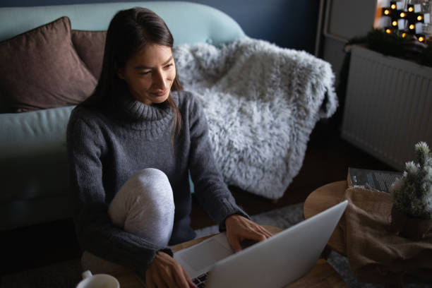 istock Young woman working from home 1290086717