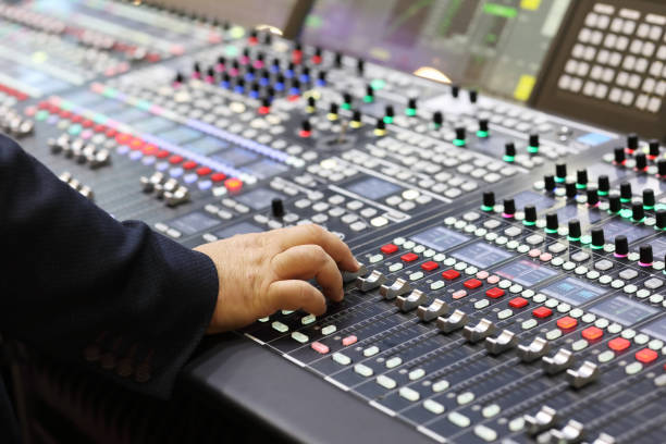 istock sound engineer working in a sound mixing studio 1290087583