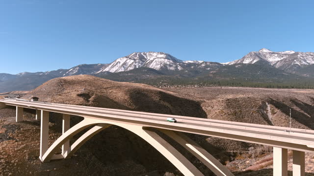 Architectonic Connections - Aerial Roadways & Bridges, Galena Arch Bridge. Reno Nevada.