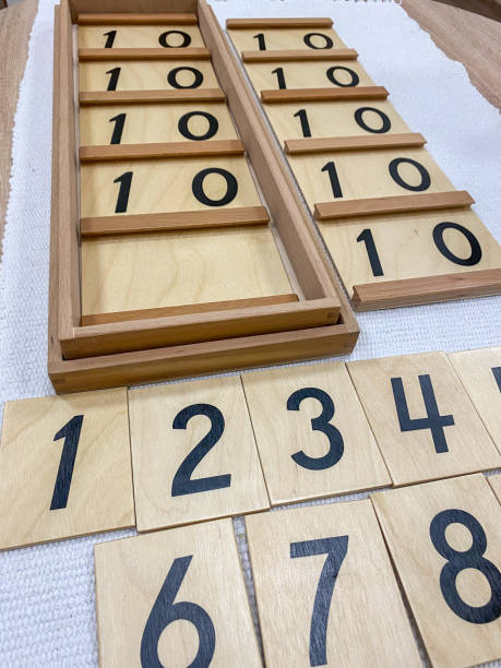 istock Montessori material blessing wood board No1 1290099207