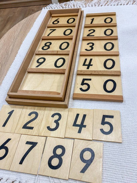 istock Montessori material blessing wood board No1 1290099218