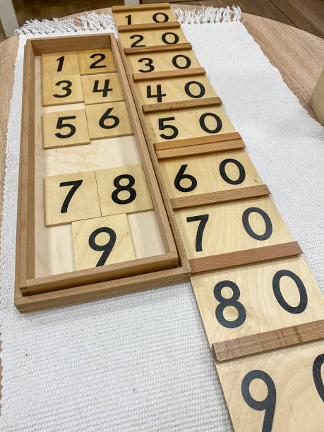 istock Montessori material blessing wood board No1 1290099227