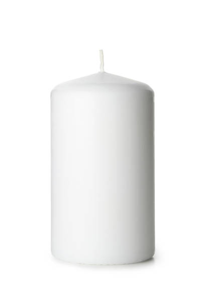 istock Scented candle for relax isolated on white background 1290100707