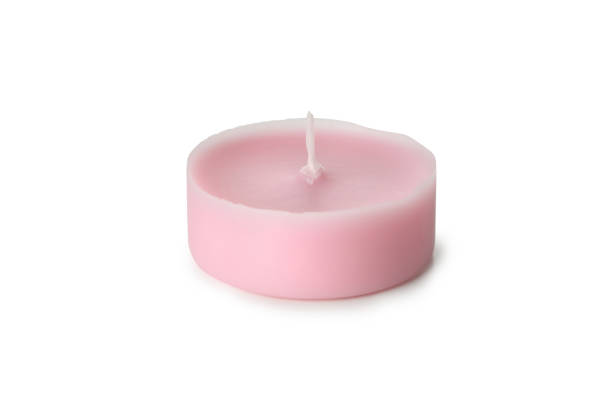 istock Scented candle for relax isolated on white background 1290101512