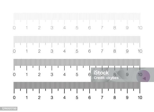 Ruler Measuring Scale Markup For Rulers Vector Illustration Centimeters ...