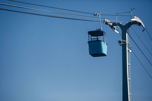 istock Funicular cart in the air 1290105017