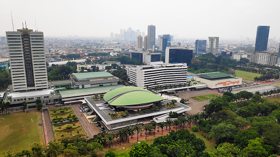An Indonesian senate building at Senayan Jakarta