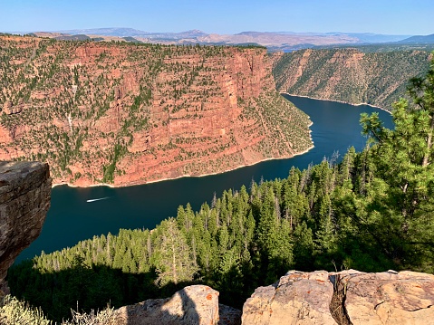 Flaming Gorge National Recreation Area in Utah, USA.