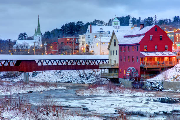 Winter in Littleton, New Hampshire