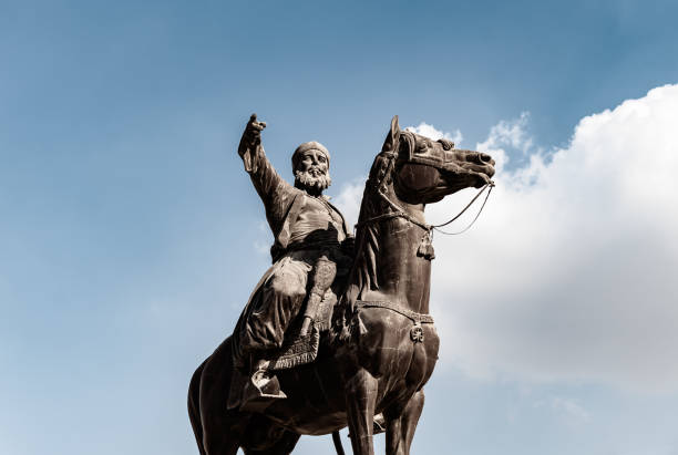 The statue of Ibrahim pasha