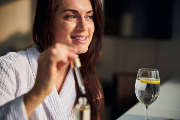 istock Cute female person being deep in her thoughts 1290130405