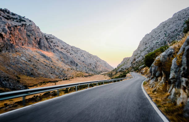 istock Road in Grazalema Natural Park, Spain 1290134803