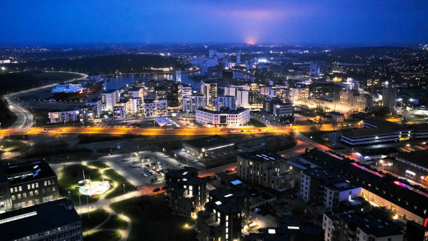 istock Odense Harbor and residential area 1290146824