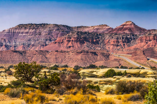 Red White Canyon Castle Valley Area I-70 Highway Utah