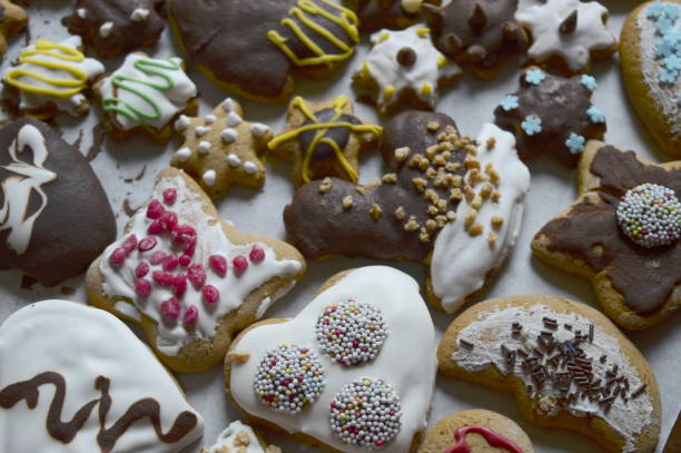 istock Gingerbreads decorated by kids 1290150576