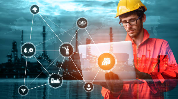 istock Engineering technology and industry 4.0 smart factory concept 1290153449