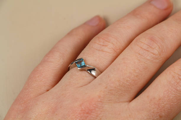 istock Ring on the hand of a woman 1290154865
