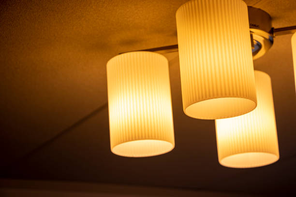 istock Ceiling lighting to illuminate a dim room 1290174630
