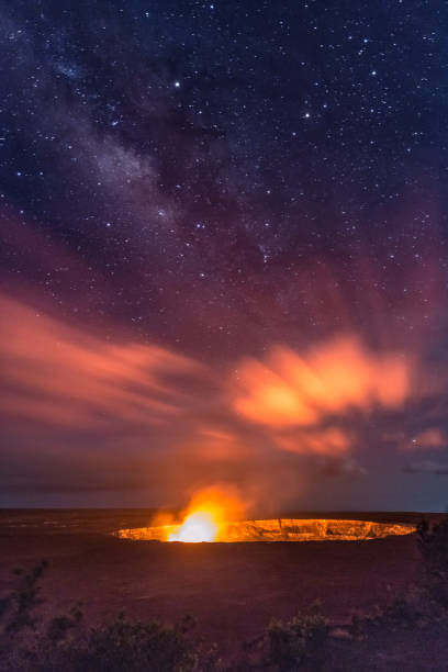 istock Eruption at Helemaumau crater, Hawaii 1290176491