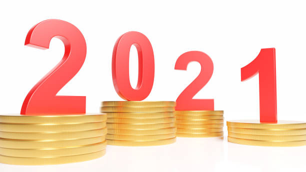 istock Happy New Year Background. Start in 2021. 3D illustration 1290177269