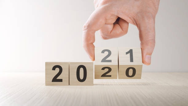 istock Happy New Year Background. Goal for 2021. 3D illustration 1290177291