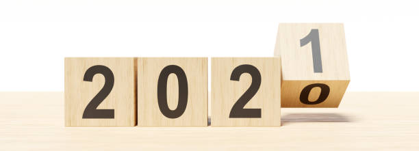 istock Happy New Year Background. Start in 2021. 3D illustration 1290177517
