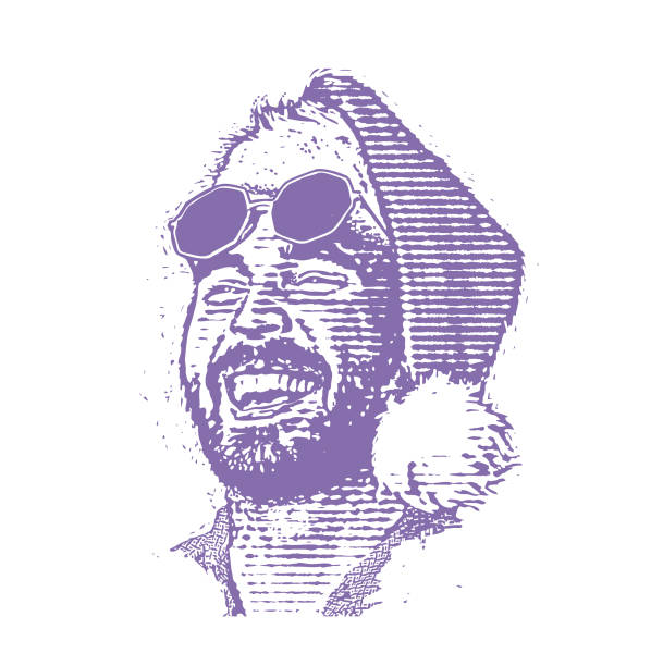 istock Happy male hipster wearing Santa hat 1290179866