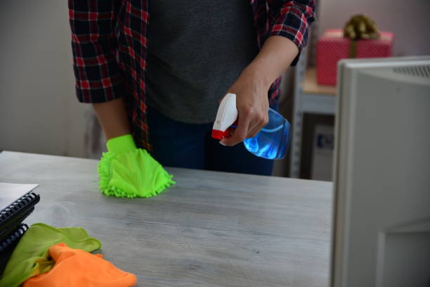 istock Disinfection of the office 1290180432