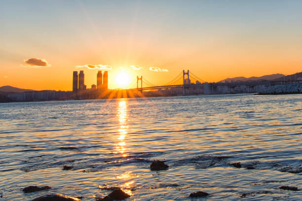 istock Sunset on GwangAn Bridge 1290181524