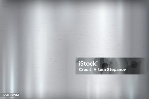 istock Abstract strong grey metal background. Steel polished texture 1290188961