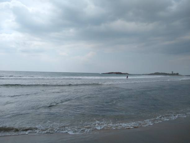 istock Beautiful beach and sea, seascape view 1290191196