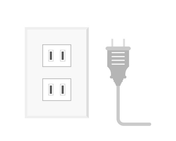 Vector illustration of socket. Outlet icon. electrical plug Vector illustration of socket. Outlet icon. electrical plug electrical outlet illustrations stock illustrations
