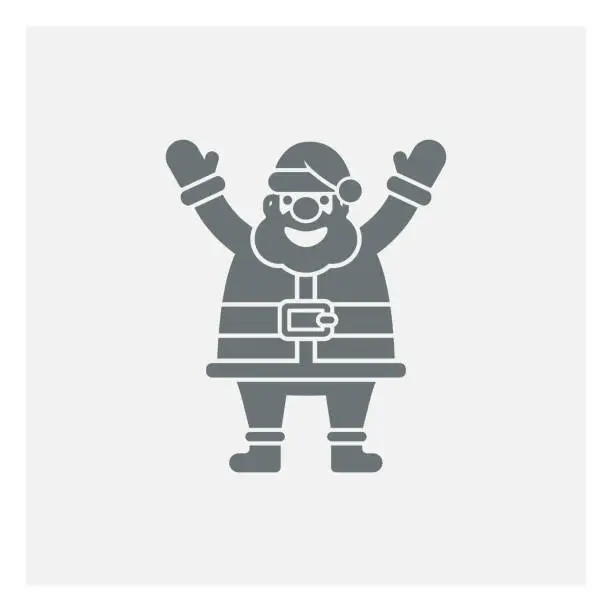 Vector illustration of Christmas Santa Claus