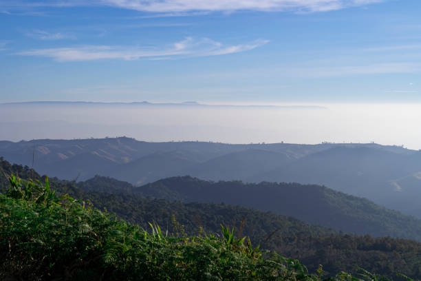 istock morning fog on hill 1290208437