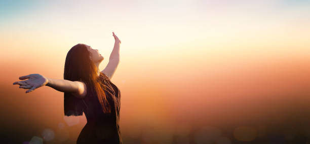 istock Freedom of woman concept 1290215521