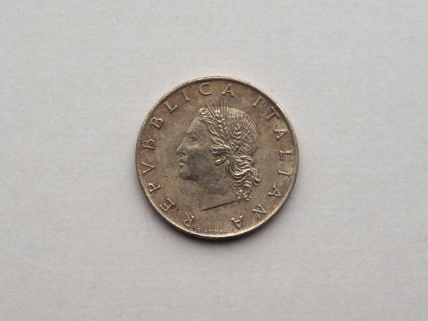 vintage 20 lira corner, Italy