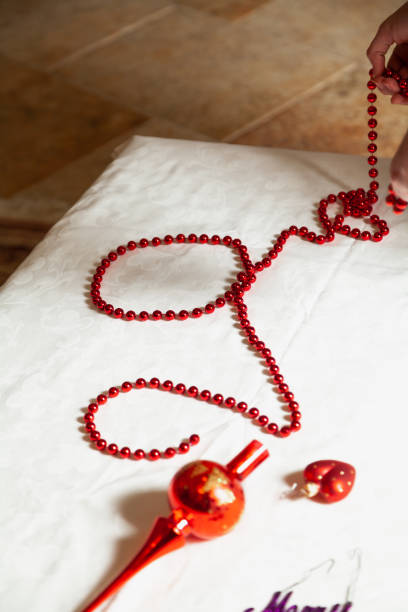 istock Number 20 laid out from red beads 1290219371