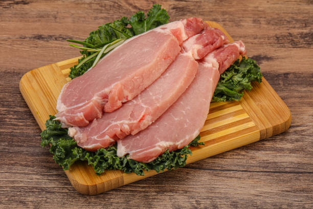 istock Raw pork steak for cooking 1290222702